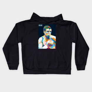 Abstract Oscar Boxing in WPAP Kids Hoodie